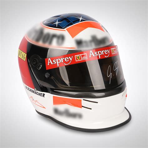 signed f1 helmets for sale.